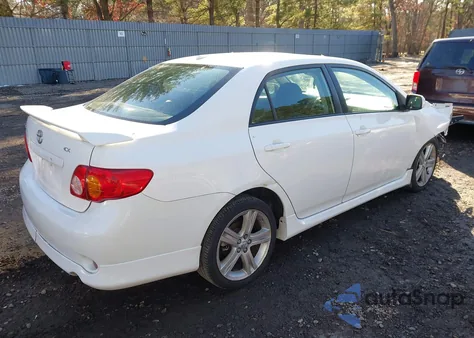 2009 Toyota Corolla Xrs z USA, uszkodzony, nr VIN 2T1BE40E99C027942